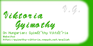 viktoria gyimothy business card